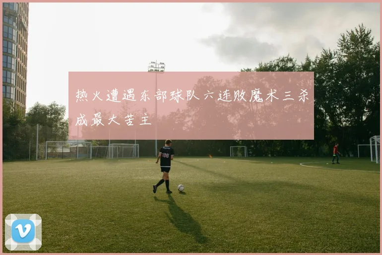 热火遭遇东部球队六连败魔术三杀成最大苦主